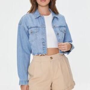 NWT Forever 21 Shorts Womens XS Khaki‎ High Waist Cuffed Chino Casual